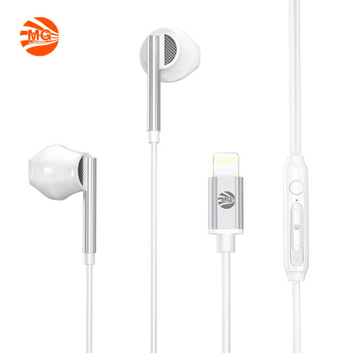 MG - Oortjes - Earphones -  lightning aansluiting - Hoge Geluid Kwaliteit - Wit HF170