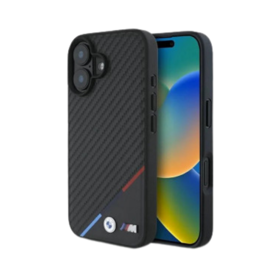 BMW M-Line Tricolor iPhone 16 Phone Case