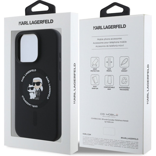 Karl Lagerfeld - iPhone 16 Pro Max - Phone Case - Black