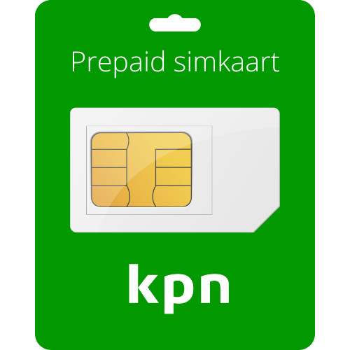 KPN Prepaid Sim met 10,- beltegoed