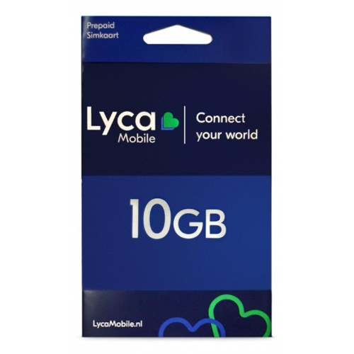 LycaMobile Bundel S – 10 GB Data