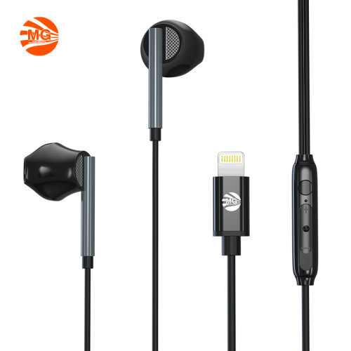 MG - Oortjes - Earphones -  lightning aansluiting - Hoge Geluid Kwaliteit - Zwart HF170