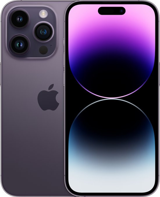 Apple iPhone 14 Pro - 256GB - Deep Purple(Als nieuw)