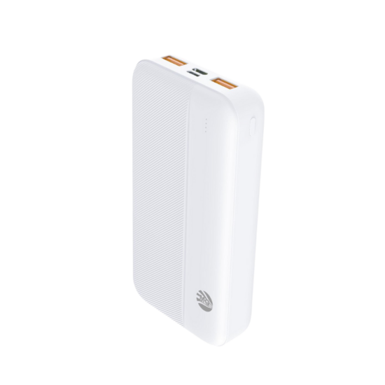 MG - Draagbare Powerbank - 2 Apparaten Tegelijk Opladen - 20000Mah Wit