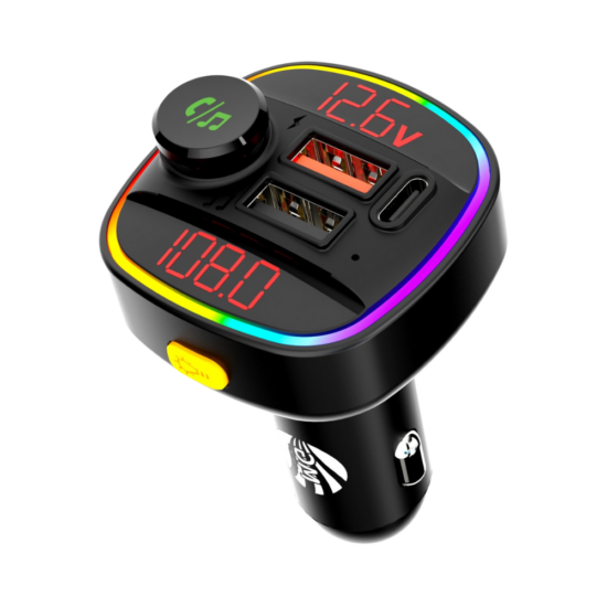 MG - FM Car Transmitter 12,6V MG-VC28 Met Bluetooth / USB Met Kleur 7+1