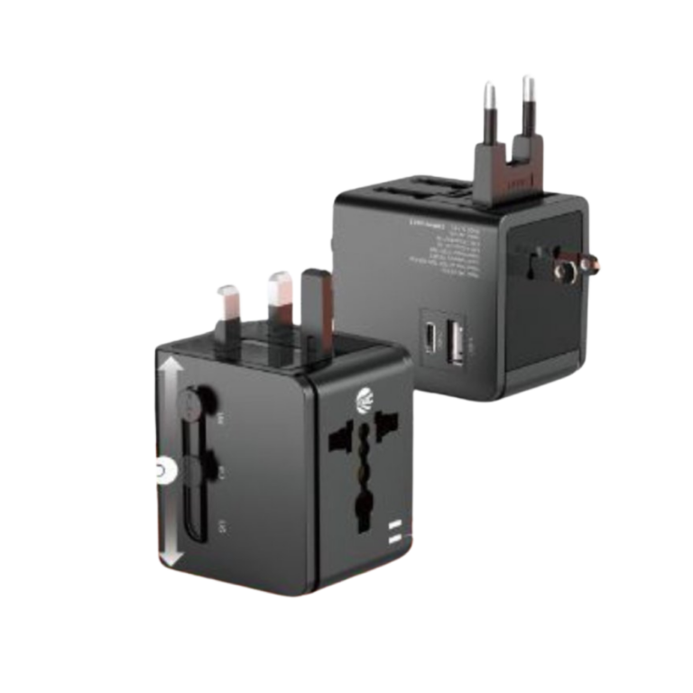 MG - Reisstekker van EU naar VS/USA - Wereldstekker - Reis Adapter - Zwart -Travel Adapter