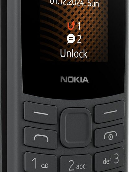 Nokia Nokia 105  4G 1691 DS -  Charcoal - Grijs