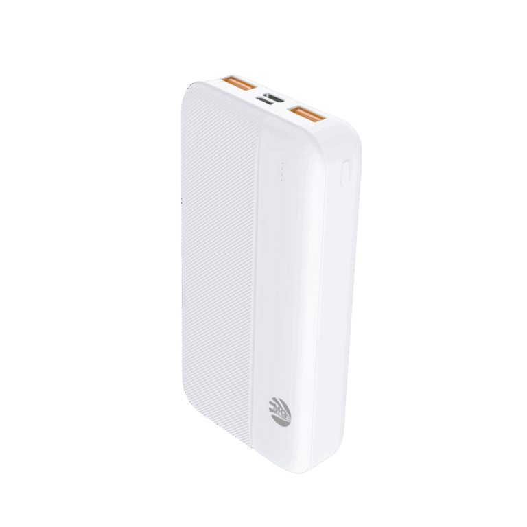 MG - Draagbare Powerbank - 2 Apparaten Tegelijk Opladen - 20000Mah Wit