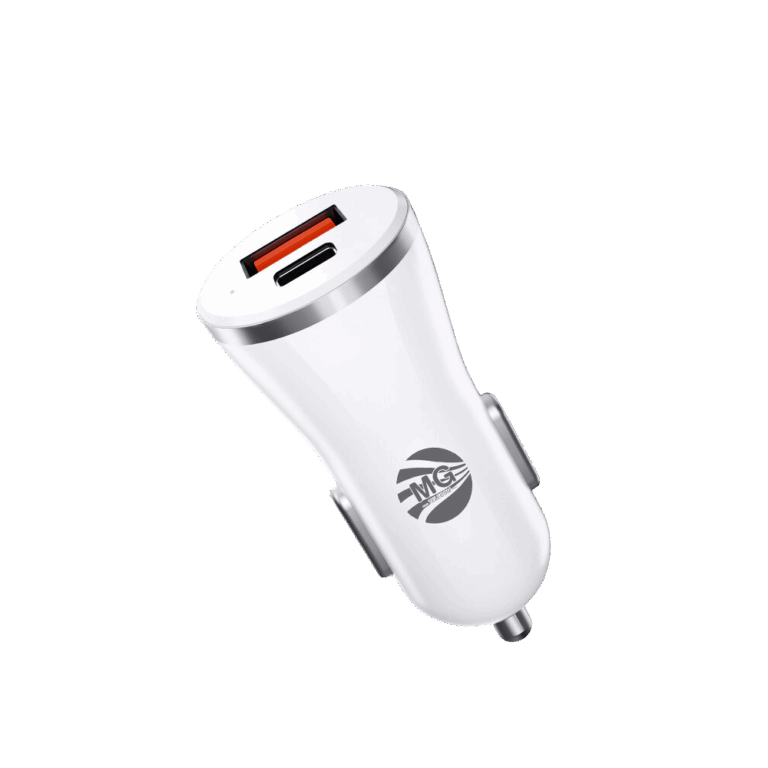 MG - Autolader - 38W - 2 Poorten - USB + Type-C Snellader - Sigarettenaansteker - Power Delivery Tel