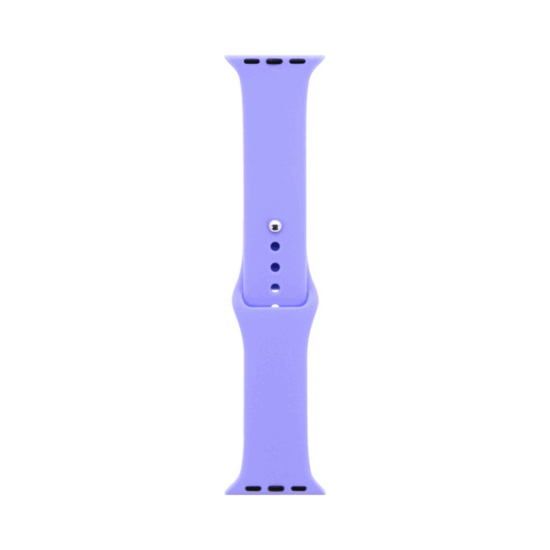MG - smartwatch bandje Silicoon voor watch bandje - Lavendel - Geschikt Voor 42 / 44 / 49mm