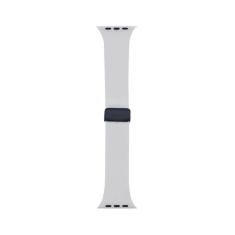 MG - smartwatch bandje Silicoon voor watch bandje - Wit - Geschikt Voor 38 / 40 / 41mm
