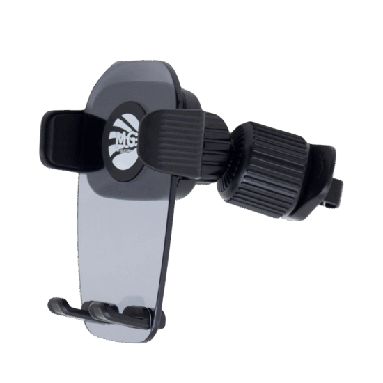 MG Telefoonhouder Auto Ventilatie - GSM Houder - Auto Accessories - Verstelbaar - Universeel - Carbo