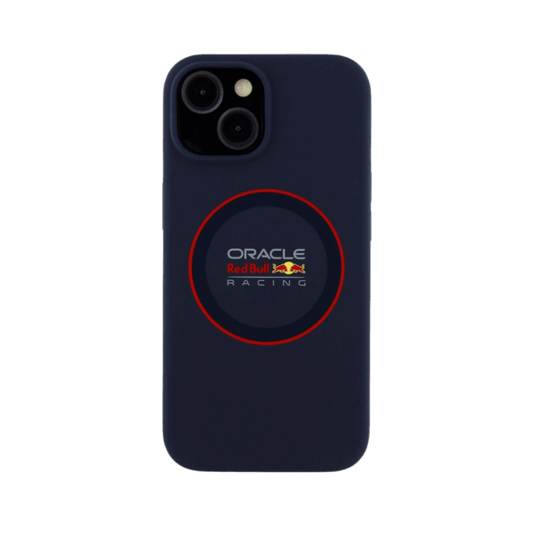 Red Bull Racing Silicone Red Ring Back Cover hoesje met MagSafe voor iPhone 15 Pro Max - Donke