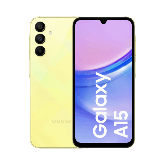 RFA Samsung Galaxy A15-4/128GB- Yellow(Als nieuw)