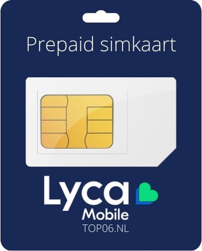 LycaMobile SIM-kaart  XSBUNDEL - 10GB - 5GB bij - activati