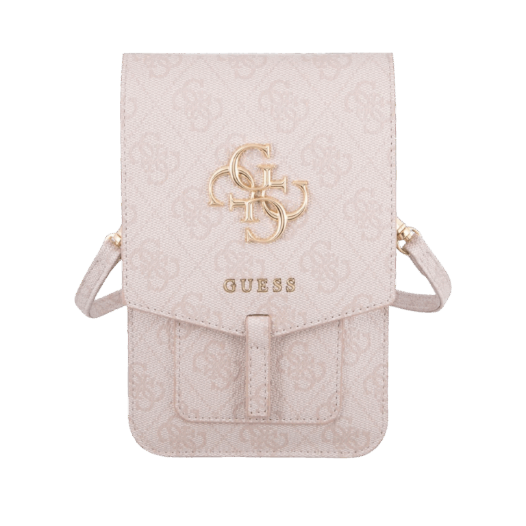 Guess geschikt voor 7 inch PU Leather Heuptas - Wallet bag - Big 4G Logo - Roze