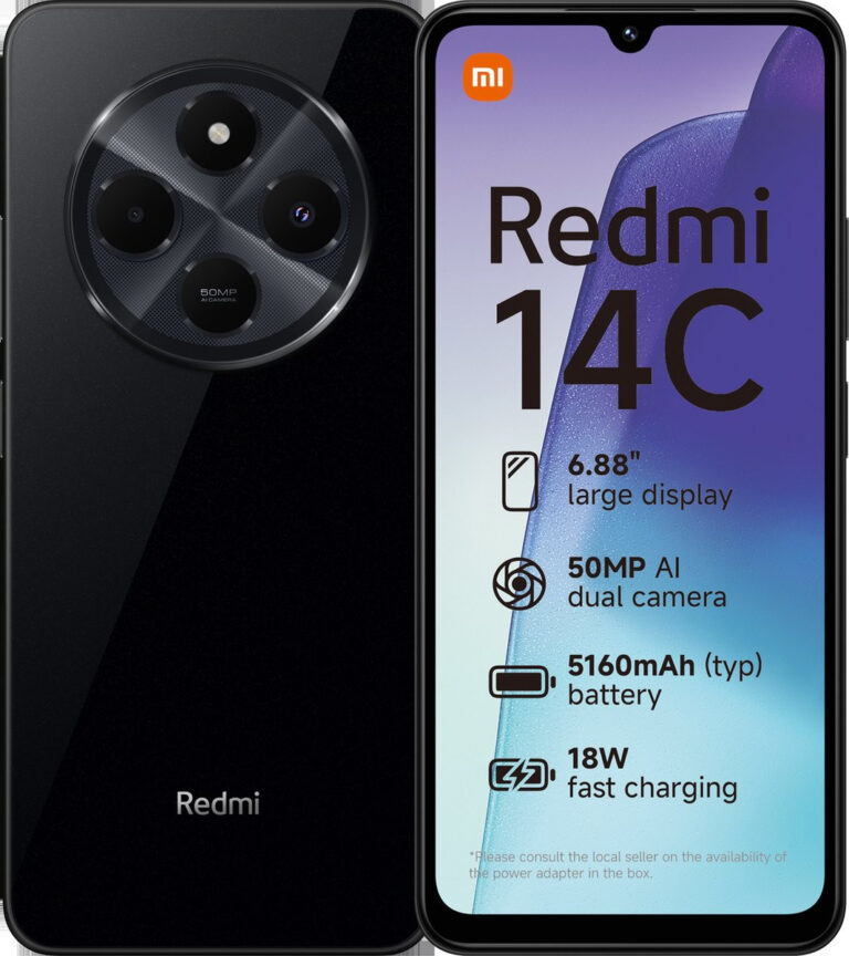 Xiaomi Redmi 14C - 8/256GB - Midnight Black