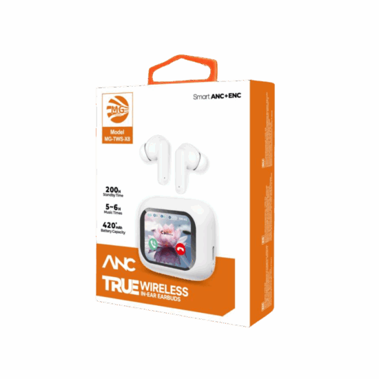 MG-TWS-X8 Draadloze in-ear earbuds - Wit