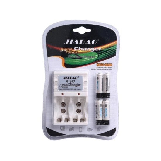 Batterijen Oplader, Battery Charger, Geschikt voor AA Batterijen