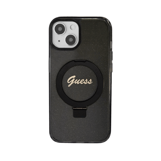 Guess Ring Glitter Back Case - iPhone 15 (6.1