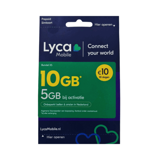 Lyca Mobile Bundel XS 5GB + 5GB