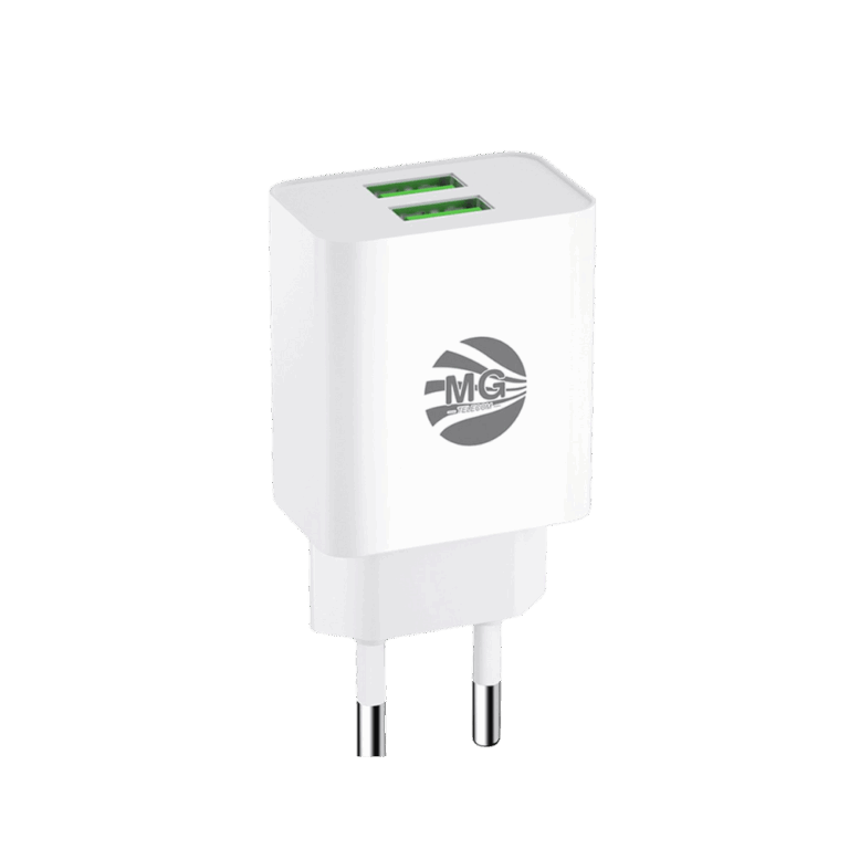 MG - Dual USB - GaN Technologie - 2,4A - Super Fast Charging - Wit - 2 Poorten Type C