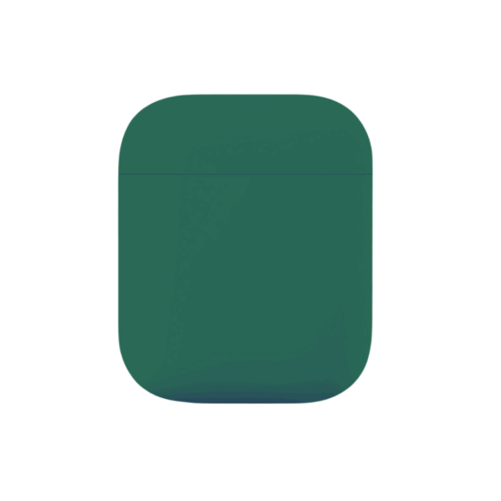 MG - Premium Hoesje Geschikt Voor Airpods 1/2 - Groene Oplaadcase Van Plastic