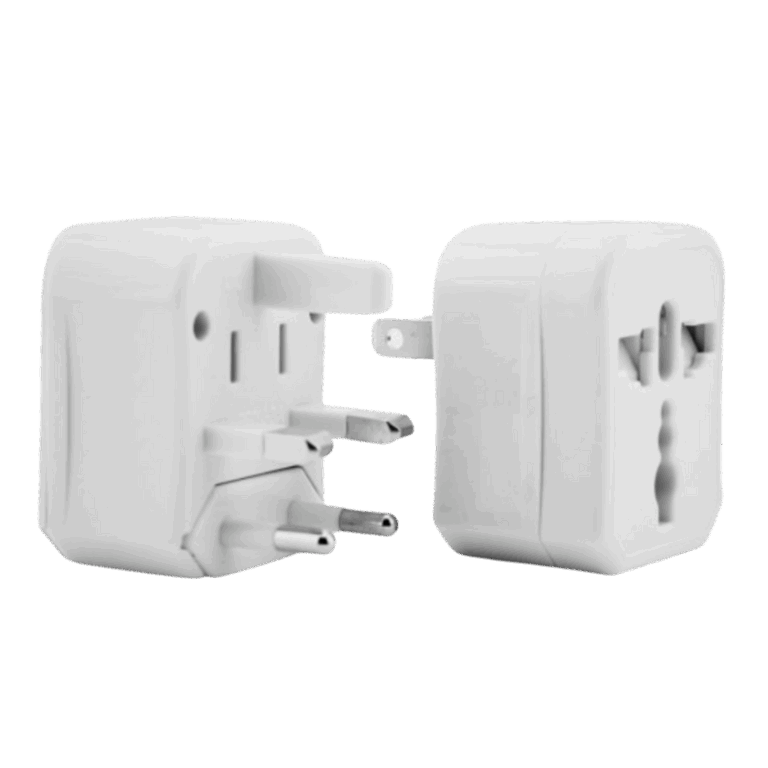 MG - Reisstekker van EU naar VS/USA - Wereldstekker - Reis Adapter - Wit -Travel Adapter