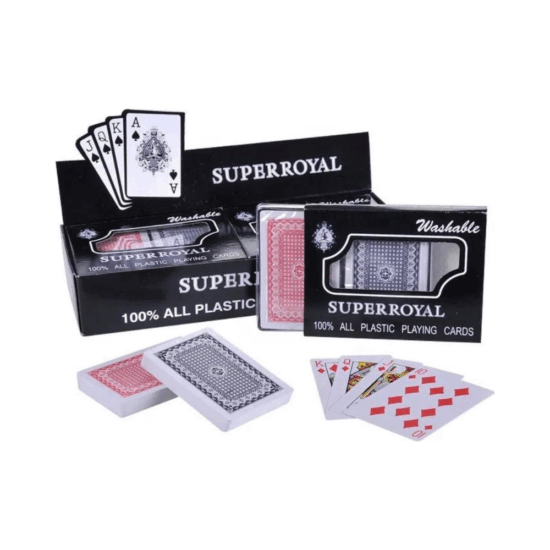 Super Royal - Speelkaarten - Pokerkaarten - Poker Cardsplaying Cards - Double Deck Printing -100% Wa