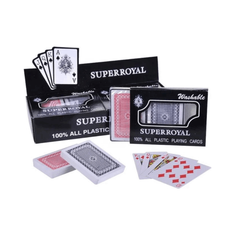 Super Royal - Speelkaarten - Pokerkaarten - Poker Cardsplaying Cards - Double Deck Printing -100% Wa