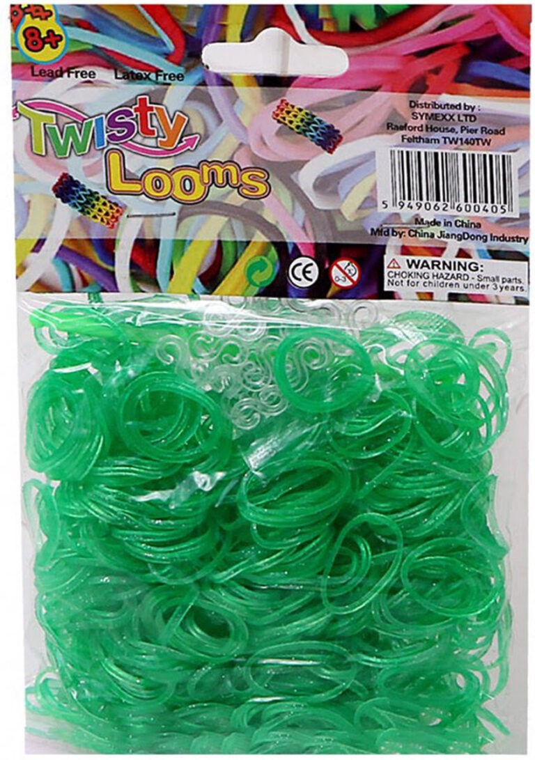 Loom Bands – Pack 600 Stuks-Groen