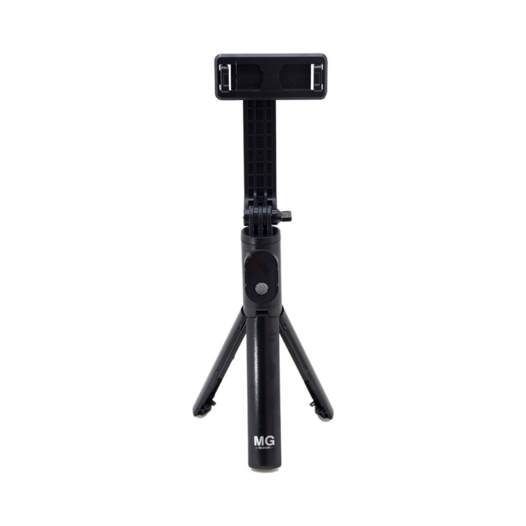 MG - Selfie Stick Met Standaard - Afstelbare Selfiestick 360 Grade Selfie Stick - Afstandbedienbare