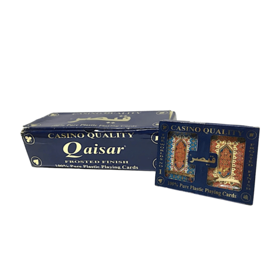 Qaisar Plastic Pokerkaarten - Speelkaarten volwassenen