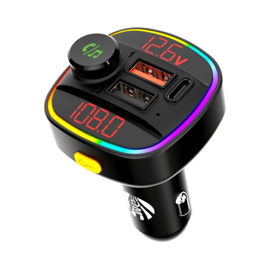 MG - FM Car Transmitter 12,6V MG-VC28 Met Bluetooth / USB Met Kleur 7+1