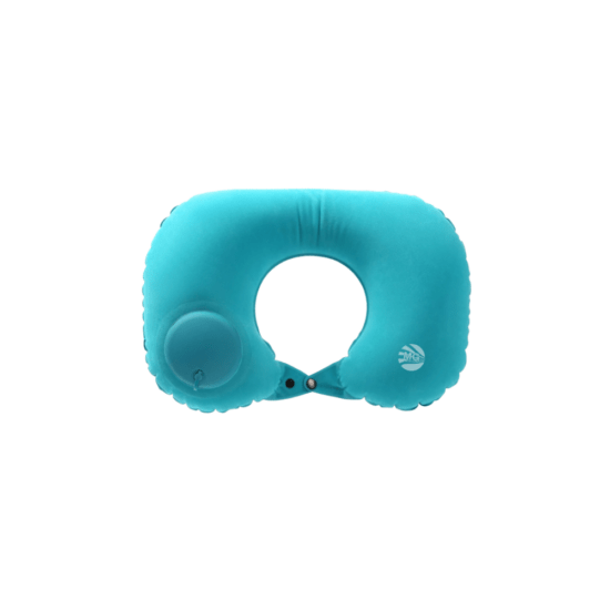 MG S18 Opblaasbaar Reiskussen - Verstelbaar & Compact - Blauw