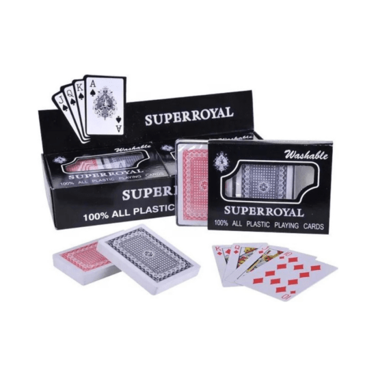 Super Royal - Speelkaarten - Pokerkaarten - Poker Cardsplaying Cards - Double Deck Printing -100% Wa