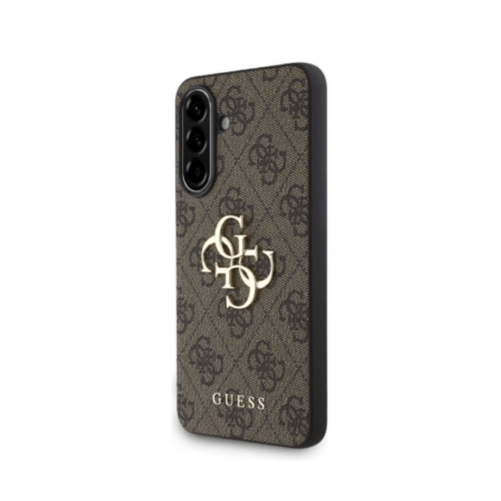 Guess Samsung Galaxy A56 Metal Logo - TPU Case - Brown