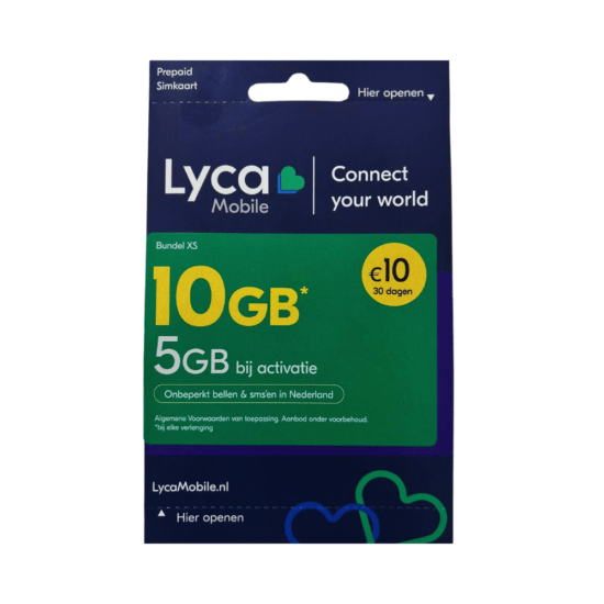 Lyca Mobile Bundel XS 5GB + 5GB