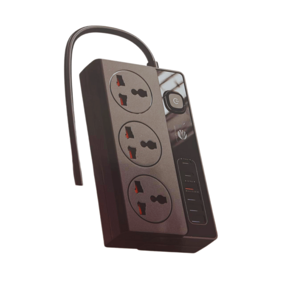 MG ST33 Lighthouse 9-in-1 Multifunctionele Power Strip - 3 Meter - Zwart