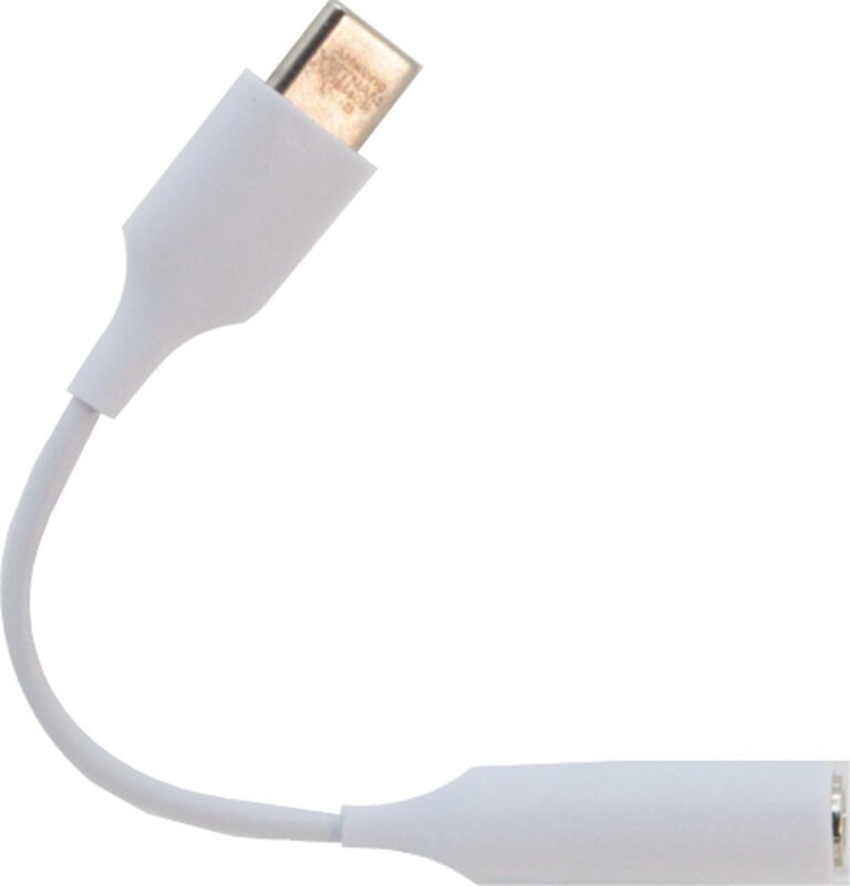 MG USB-C to Jack Connector - 3.5mm Audio Jack - Wit