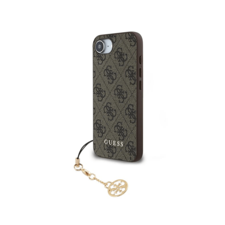 Guess iPhone 16e/17e Charm Case - Brown