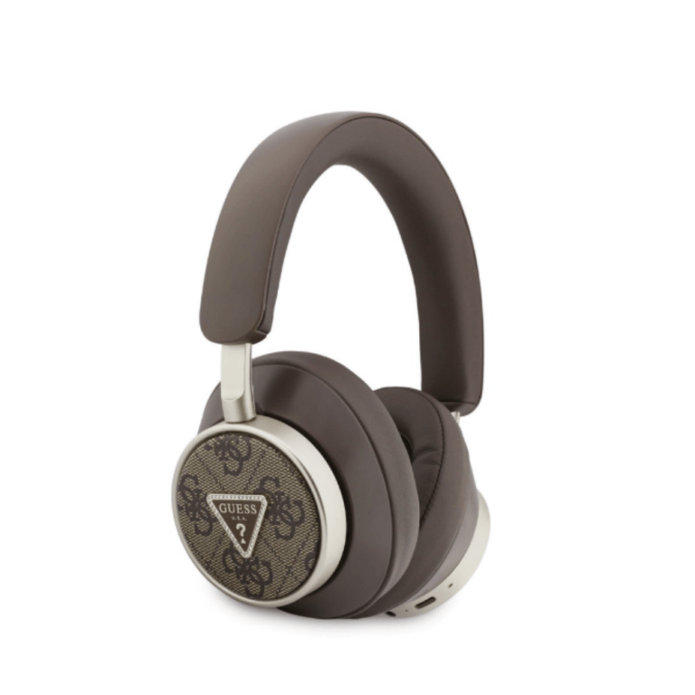 Guess Triangle Logo - Wireless Headphones - Brown