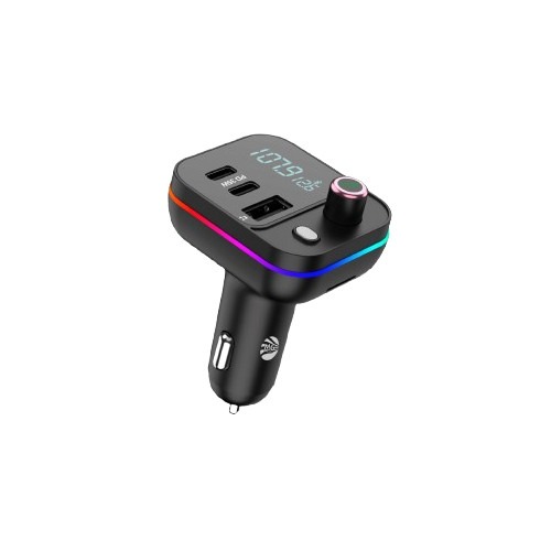 MG MP3102 FM Transmitter met Quick Charge 33.0 - 35W - USB-C - Zwart