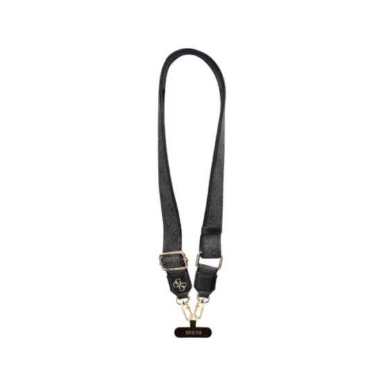 Guess Crossbody Strap - PU 4G Metal Logo - Black
