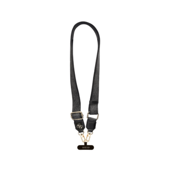 Guess Crossbody Strap - PU 4G Metal Logo - Black