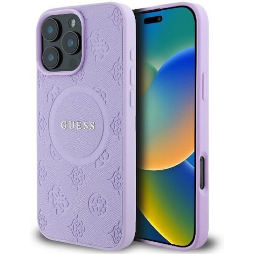 GUESS - iPhone 16 Pro - Phone Case - Purple