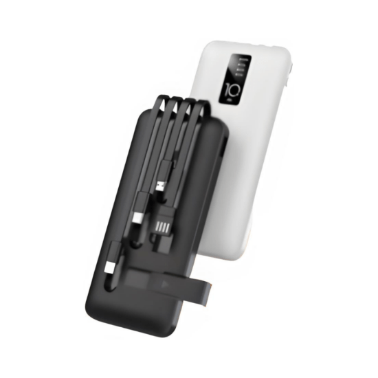 MG MG 40k Powerbank 10000 mAh - micro/type-c/lightning - Zwart