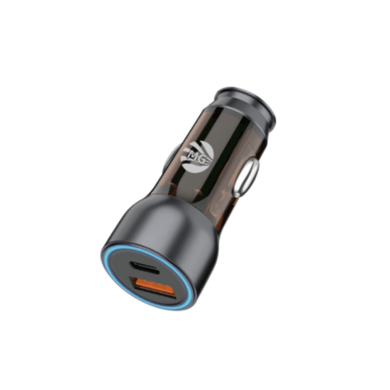 MG DLS50C - Autolader DUAL USB - USB + USB.C - 38W - Snellader - Sigarettenaansteker