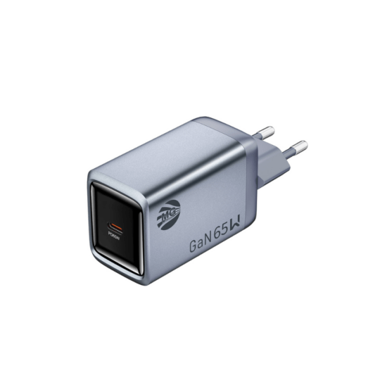 MG CDA241 GaN Fast Charger - PD 65W Type-C Adapter - Grijs