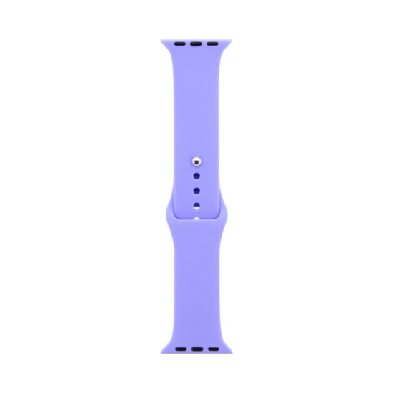 MG - smartwatch bandje Silicoon voor watch bandje - Lavendel - Geschikt Voor 42 / 44 / 49mm
